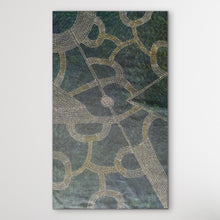 Load image into Gallery viewer, "Bush Plum" by Roseanne Morton Petyarre - detail view of Aboriginal painting, 199cm x 117cm