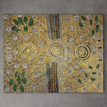 Load image into Gallery viewer, "Bush Banana & Beans" Nancy Martin Napangarti 116cm x 148cm