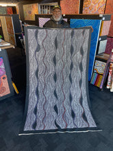 Load image into Gallery viewer, Aboriginal dot art Seed Dreaming by Marshall Jangala Robertson with flowing patterns and cultural significance