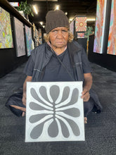Load image into Gallery viewer, Debra Nangala McDonald "Mulga Leaves (Watiya)" Debra Nangala McDonald 30cm x 30cm