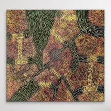 Load image into Gallery viewer, "Bush Plum" Roseanne Morton Petyarre 98cm x 95cm