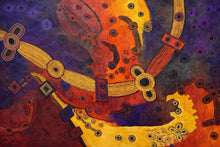 Load image into Gallery viewer, "Minyma Malilu-nya" original Aboriginal painting by Teresa Baker Tunkin, 295cm x 170cm - authentic Indigenous Australian artwork