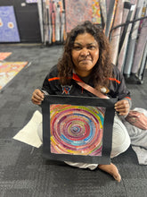 Load image into Gallery viewer, "Circle of Life" Bernadine Johnson Kemarre 31cm x 30cm