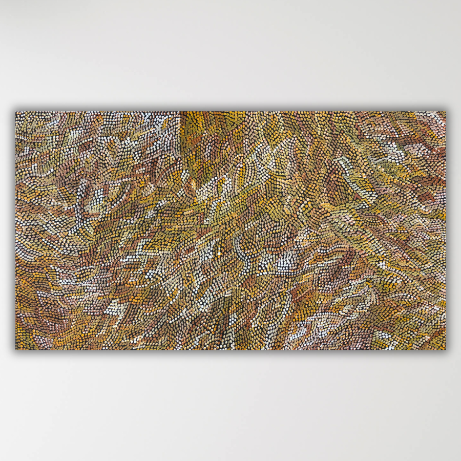 "Bush Yam Seeds" Joy Pitjara 156cm x 89cm