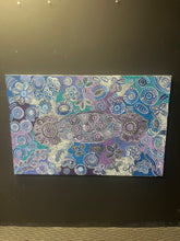 Load image into Gallery viewer, "Bush Flowers" Bernadine Johnson Kemarre 120cm x 78cm