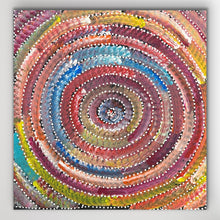 Load image into Gallery viewer, "Circle of Life" Bernadine Johnson Kemarre 31cm x 30cm