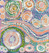 Load image into Gallery viewer, Zoomed-in image capturing detailed dot work and patterns symbolising sacred women’s journeys and transformation in the story.