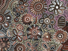 Load image into Gallery viewer, Bernadine Johnson close up brown and pink