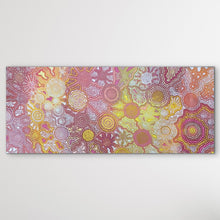 Load image into Gallery viewer, "Country Landscape" Farron Furber Jampitjinpa 200cm x 86cm displayed on white background