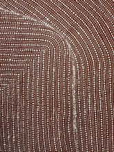 Load image into Gallery viewer, Close-up of Bush Onion painting red ochre and white with a pattern