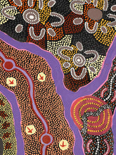 Load image into Gallery viewer, Fire Dreaming with emu dreaming and womens ceremony