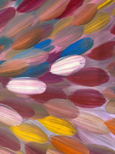 Load image into Gallery viewer, Close up Medicine leave painting Esther Haywood Petyarre