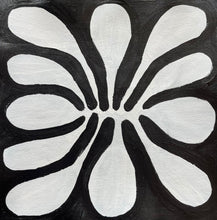 Load image into Gallery viewer, Black and white Mulga painting