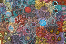 Load image into Gallery viewer, Close up detail of Grandmother’s Country 2026 Aboriginal art print highlighting colour and pattern