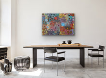Load image into Gallery viewer, Close up of colour and pattern in Grandmother’s Country 2026 Aboriginal art print by Michelle Possum Nungurrayi