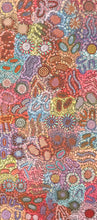 Load image into Gallery viewer, "Grandmother's Country" Michelle Possum Nungurrayi 204cm x 89cm full image vertical showing Country landscape