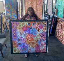 Load image into Gallery viewer, "Grandmother's Country" Michelle Possum Nungurrayi 96cm x 94cm