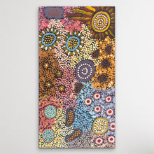 Load image into Gallery viewer, Aboriginal artwork with circular patterns on a white background