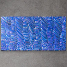 Load image into Gallery viewer, "Sand Dunes (Tali)" by Maureen Nampijinpa Hudson - detail view of Aboriginal painting, 118cm x 62cm