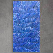 Load image into Gallery viewer, "Sand Dunes (Tali)" original Aboriginal painting by Maureen Nampijinpa Hudson, 118cm x 62cm - authentic Indigenous Australian artwork