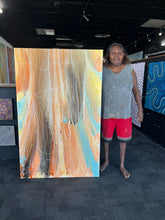 Load image into Gallery viewer, "Pantu (Salt Lake)" Janice Stanley 98cm x 154cm