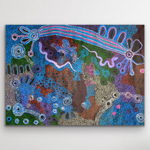Load image into Gallery viewer, "Piltati Tjukurpa" Rhoda Tjitayi 89cm x 122cm