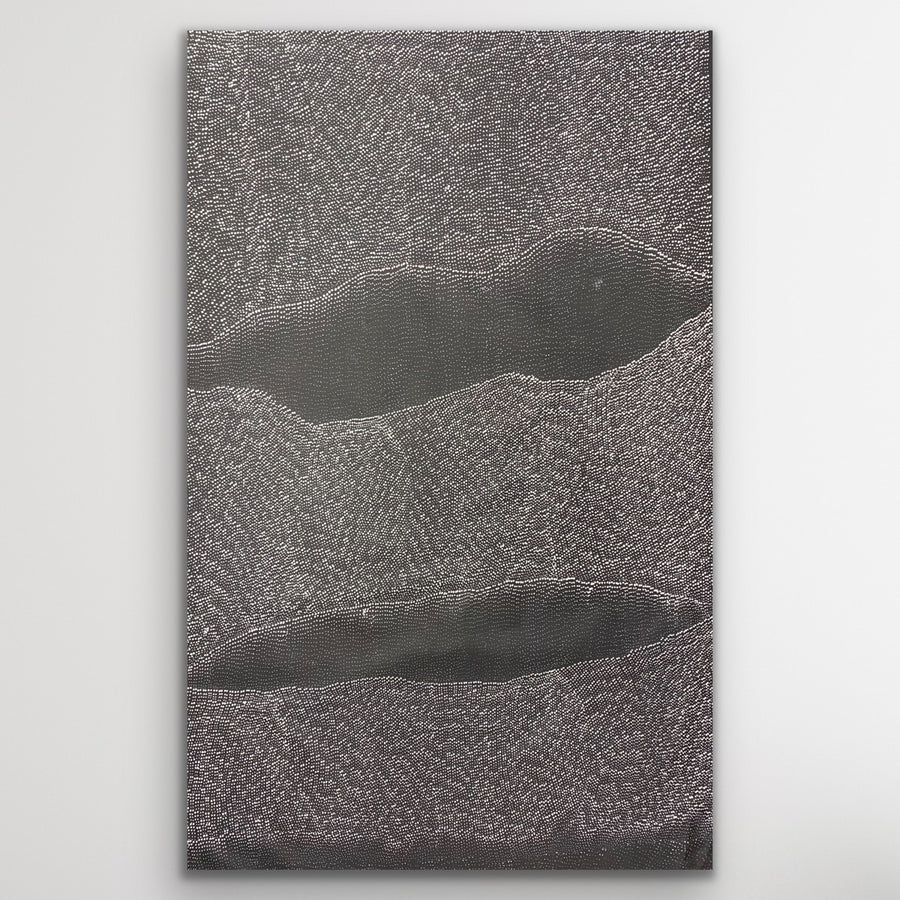 "Tali (Sandhills)" original Aboriginal painting by Dulcie Kelly Nangala, 90cm x 142cm - authentic Indigenous Australian artwork