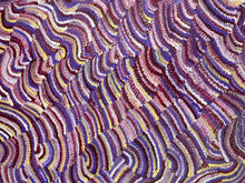 Load image into Gallery viewer, "Sand Dunes (Tali)" Maureen Nampijinpa Hudson 88cm x 194cm