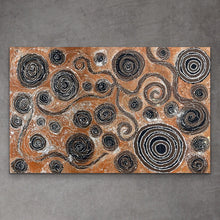 Load image into Gallery viewer, "Minyma Malilu" original Aboriginal painting by Carolanne Ken, 114cm x 73cm - authentic Indigenous Australian artwork