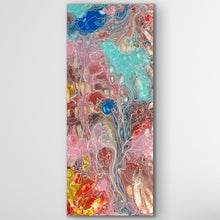 Load image into Gallery viewer, Contemporary Aboriginal artwork Pantu (Salt Lake) painted by Janice Stanley showing layered desert salt lake patterning