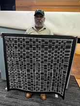 Load image into Gallery viewer, Original Aboriginal artwork Seed Dreaming by Marshall Jangala Robertson with refined dot patterns and evocative movement