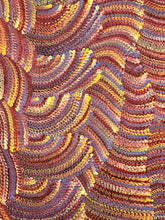 Load image into Gallery viewer, Sand Dunes Tali Aboriginal artwork highlighting earthy desert tones by Maureen Nampijinpa Hudson