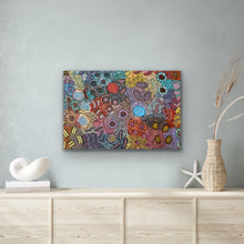 Load image into Gallery viewer, Premium Aboriginal canvas reproduction of Grandmother’s Country 2026 by Michelle Possum Nungurrayi