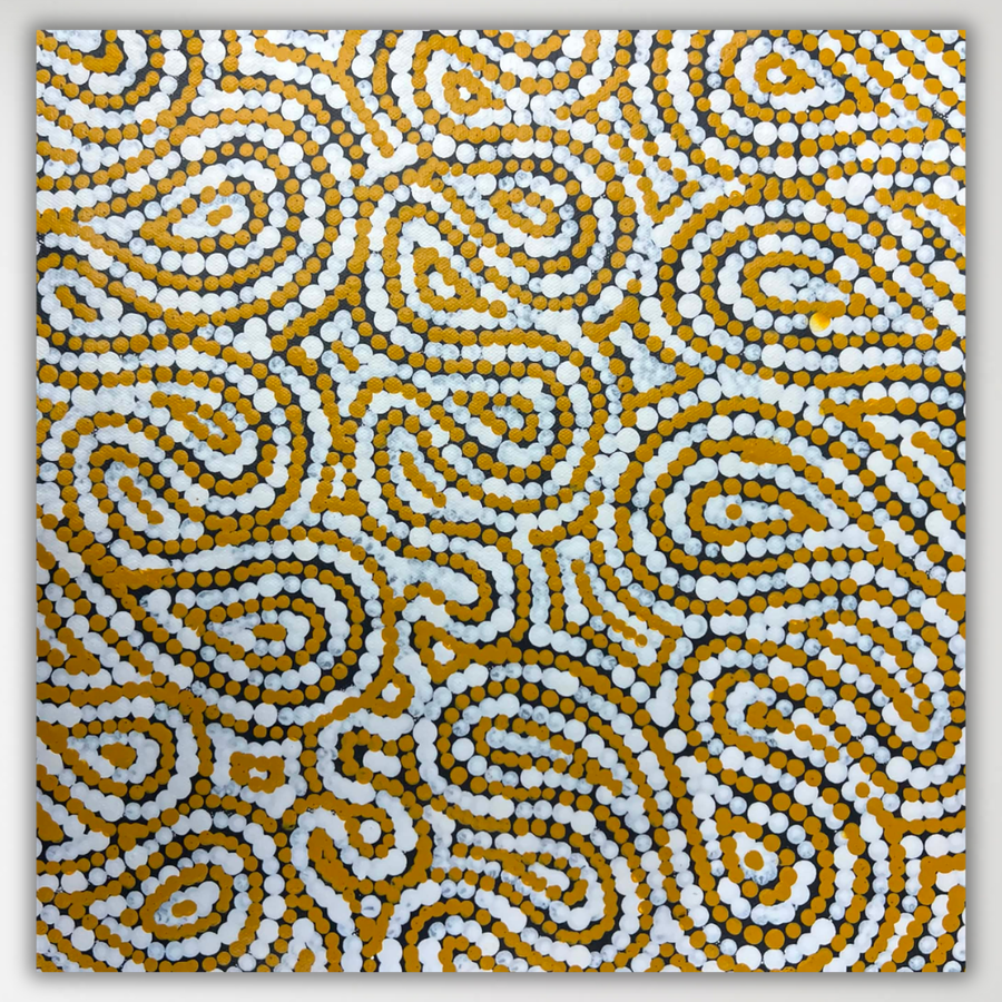"Mina Mina Jukurrpa" Valda Napangardi Granites 30cm x 30cm