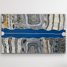 Load image into Gallery viewer, Mina Mina Dreaming by Alice Granites Napanangka 143 x 88cm Aboriginal painting with traditional Central Desert dot work