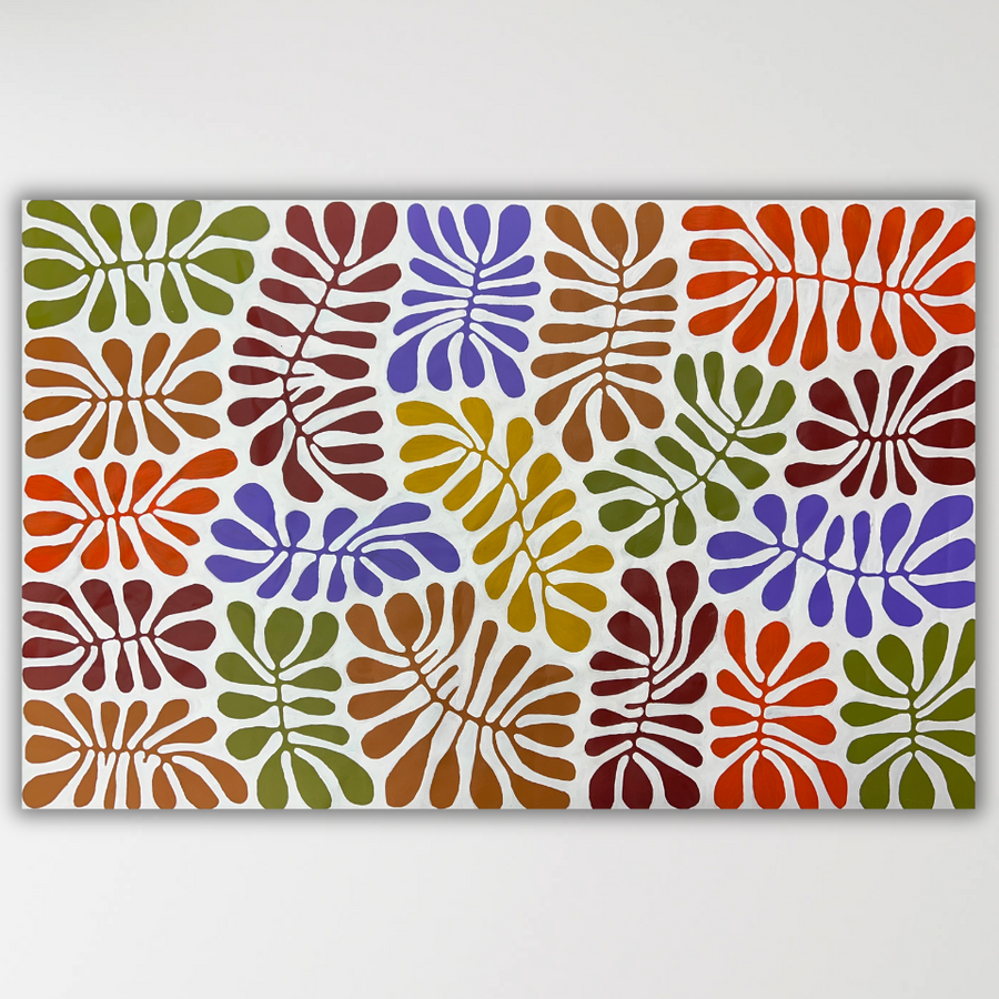 "Mulga Trees (Watiya Tjuta)" Debra Nangala McDonald 184cm x 116cm