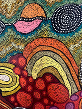 Load image into Gallery viewer, "My Country" Damien and Yilpi Marks 202cm x 148cm Close of up painting, from Ernabella APY Lands