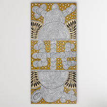 Load image into Gallery viewer, "My Special Homeland (Papunya)" by Debra Nangala McDonald - vertical view of Aboriginal painting, 199cm x 91cm
