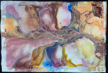 Load image into Gallery viewer, Side angle of original Janice Stanley Salt Lake painting