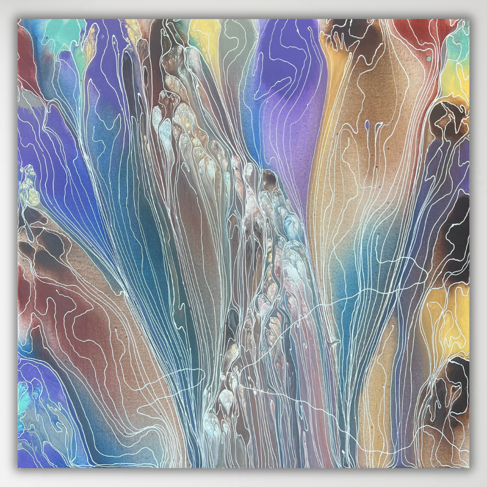 "Pantu (Salt Lake)" Janice Stanley 90cm x 90cm