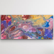 Load image into Gallery viewer, Original Aboriginal painting Pantu Salt Lake by Janice Stanley 141cm x 69cm acrylic on canvas APY Lands Art by Farquhar