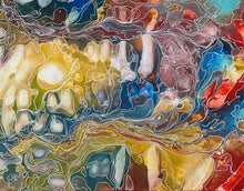 Load image into Gallery viewer, Pantu Salt Lake canvas artwork by Janice Stanley Australian Aboriginal artist