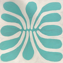 Load image into Gallery viewer, Teal full image mulga painting
