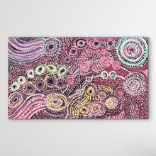 Load image into Gallery viewer, Colorful snake dreamtime story perfect for your walls.