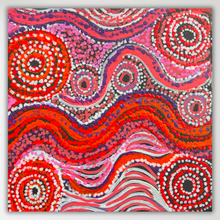 Load image into Gallery viewer, "Piltati Tjukurpa" Rhoda Tjitayi 30cm x 30cm original painting