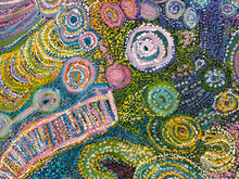 Load image into Gallery viewer, Close-up highlighting her soft pastel technique and meticulous dot clusters.