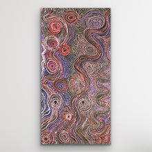 Load image into Gallery viewer, Aboriginal artwork by Rhoda Tjitayi showing Piltati Tjukurpa in rich colours