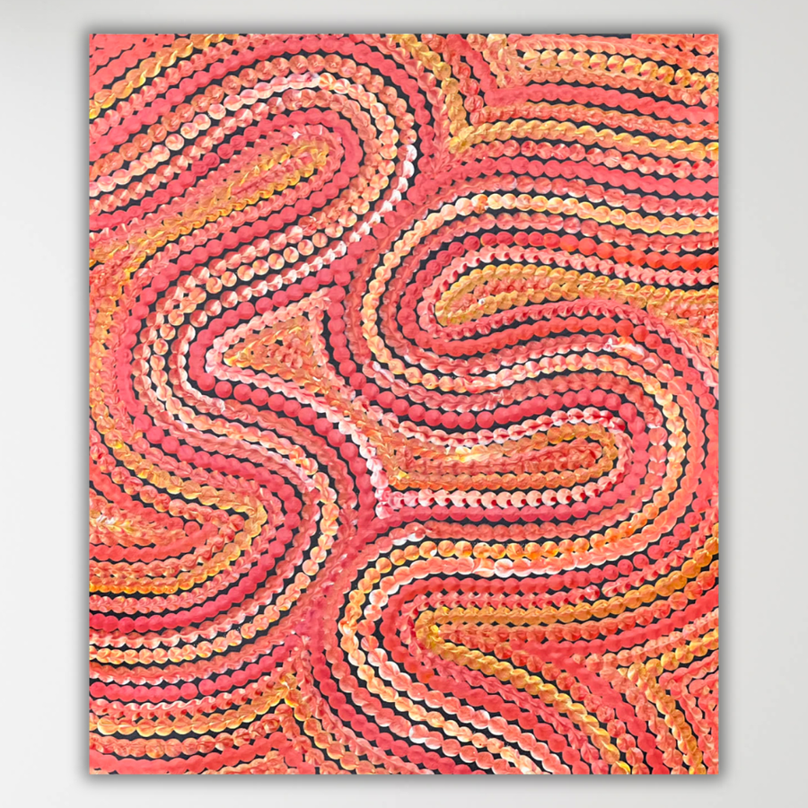 Gwenda Turner sand dunes original painting red hues