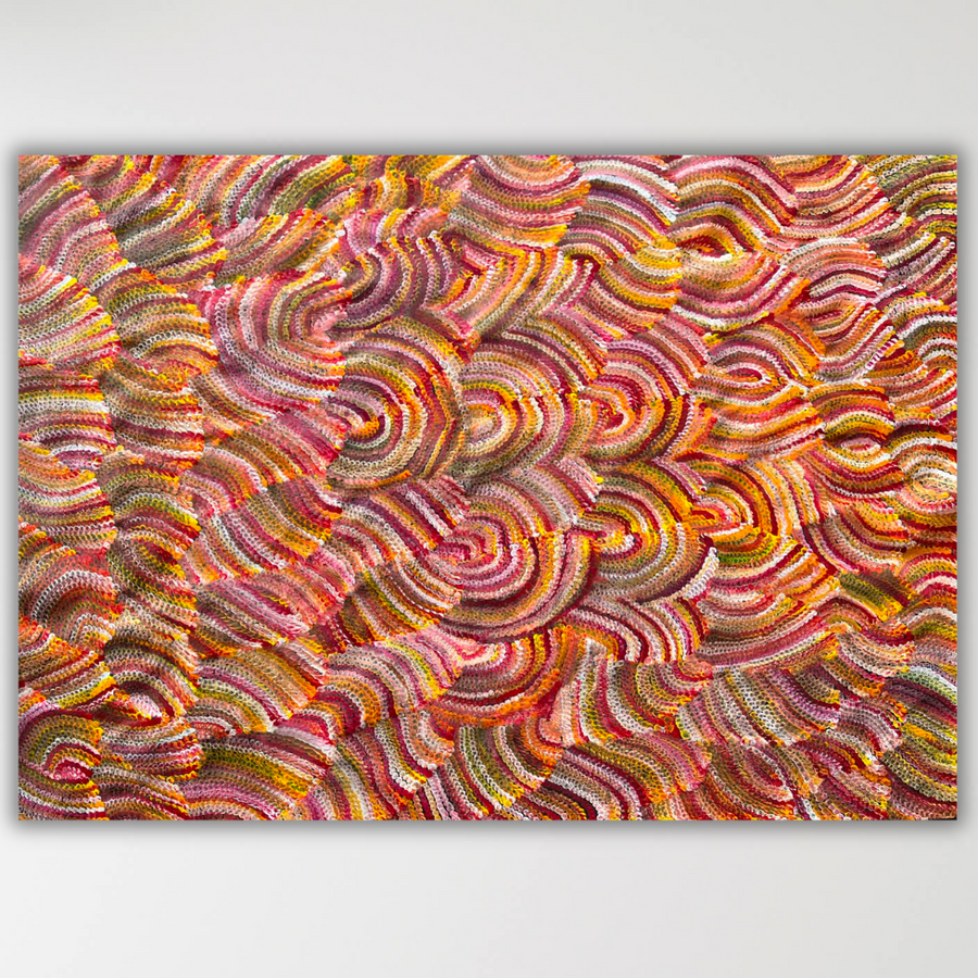 "Sand Dunes (Tali)" Maureen Nampijinpa Hudson 156cm x 111cm