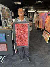 Load image into Gallery viewer, "Sand Dunes (Tali)" Maureen Nampijinpa Hudson 61cm x 31cm